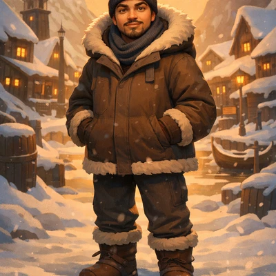 Персонаж в стиле мультфильма «Клаус» — AI промт для GPT Image 1.5