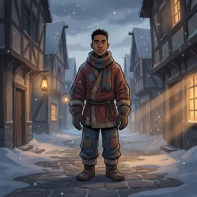 Персонаж в стиле мультфильма «Клаус» — AI промт для Nano Banana Pro