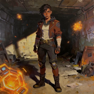 Персонаж в стиле мультсериала «Аркейн» — AI промт для Seedream 4.5