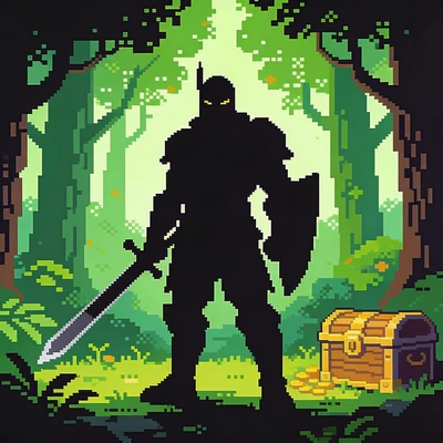 Пиксельный герой 16-битной игры — AI промт для Seedream 4.5