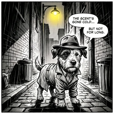 Питомец — Детектив в стиле комиксов — AI промт для Nano Banana Pro