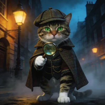 Питомец — Детектив викторианской эпохи — AI промт для Seedream 4.5