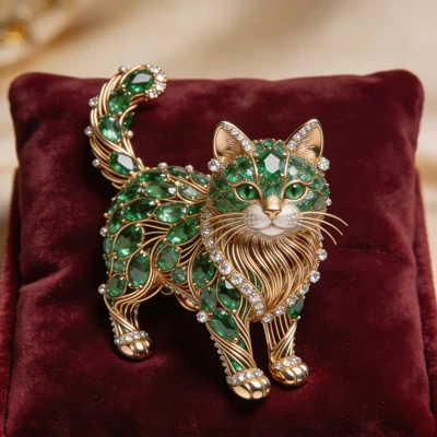 Питомец — Драгоценная Брошь — AI промт для Seedream 4.5