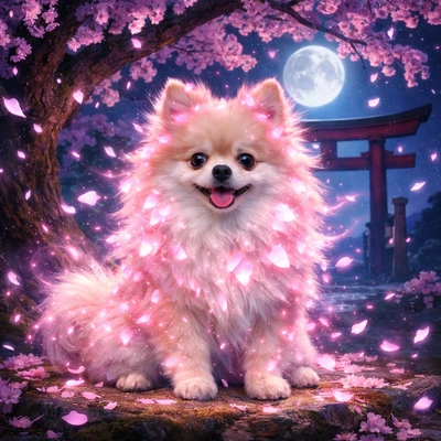 Питомец — Дух Японской Сакуры — AI промт для GPT Image 1.5