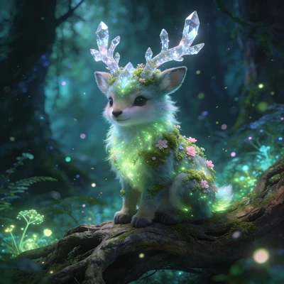 Питомец — мистический хранитель леса — AI промт для Seedream 4.5