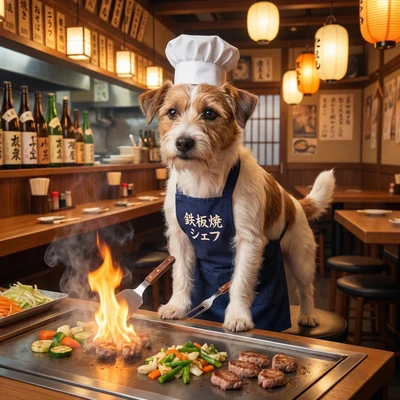 Питомец в роли шеф-повара терияки — AI промт для Nano Banana Pro