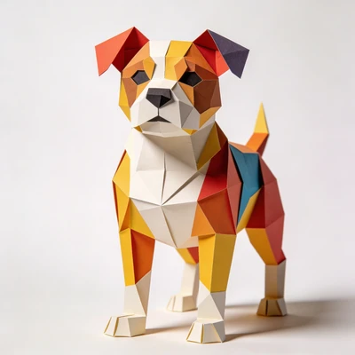 Питомец в стиле бумажного мастерства — AI промт для Seedream 4.5