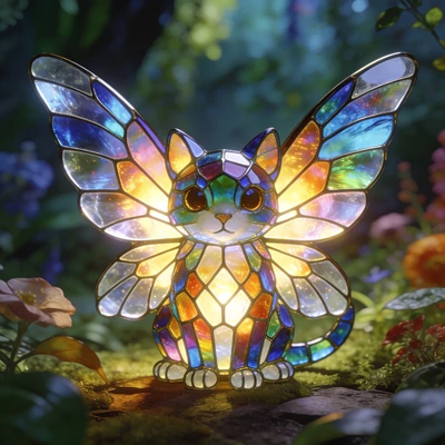 Питомец в стиле Витражной Сказки — AI промт для Seedream 4.5