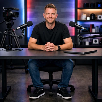 Популярный техно-блогер — AI промт для GPT Image 1.5