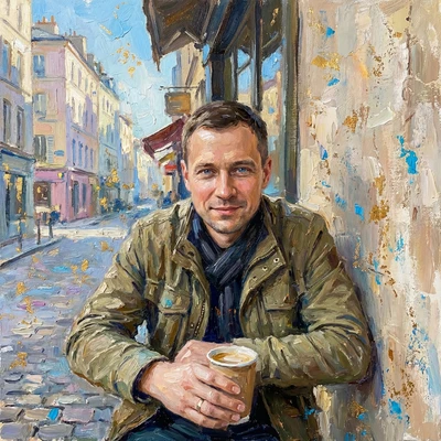 Портрет в стиле масляной живописи импрессионистов — AI промт для Nano Banana Pro