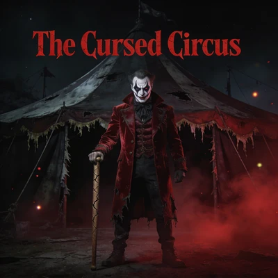 Постер фильма ужасов «Проклятый цирк» — AI промт для Seedream 4.5
