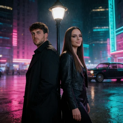 Постер: Шепот ночного города — AI промт для Seedream 4.5