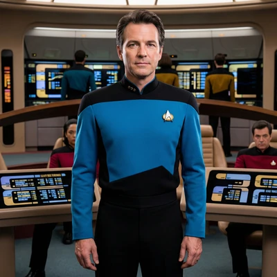 Постер «Звездный Путь: Новое Поколение» — AI промт для Nano Banana Pro