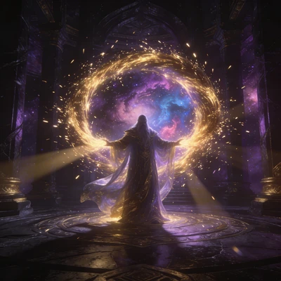 Повелитель магических порталов — AI промт для Seedream 4.5