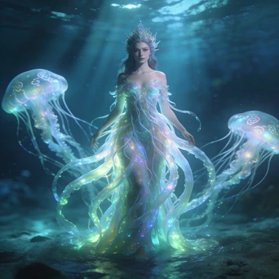 Повелительница Медуз — AI промт для Seedream 4.5