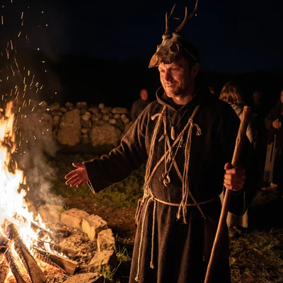 Праздник Самайн в Ирландии — AI промт для Nano Banana Pro