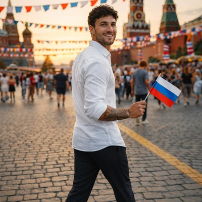 Праздник в центре Москвы — AI промт для GPT Image 1.5