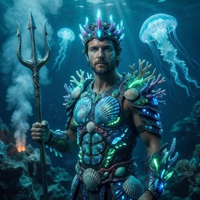 Принц/Принцесса подводного царства — AI промт для Nano Banana Pro