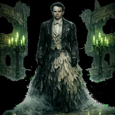 Призрак оперы в тумане — AI промт для GPT Image 1.5