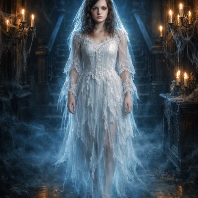 Призрак поместья: Викторианский хоррор — AI промт для GPT Image 1.5