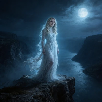 Призрак северных фьордов — AI промт для Seedream 4.5