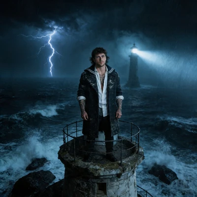 Призрак старого маяка — AI промт для Seedream 4.5