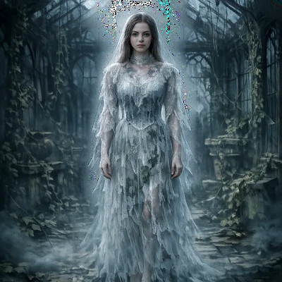 Призрак заброшенной оранжереи — AI промт для GPT Image 1.5