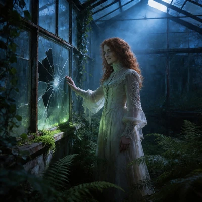 Призрак Забытой Оранжереи — AI промт для Seedream 4.5