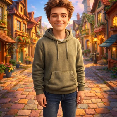 Путешественник в Мульт-стране — AI промт для GPT Image 1.5