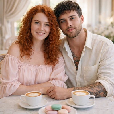 Рассвет в уютной кофейне — AI промт для GPT Image 1.5