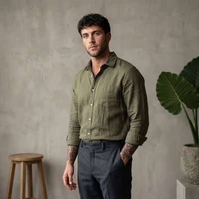 Редкий Мужской Портрет: Эдиториал — AI промт для Nano Banana Pro