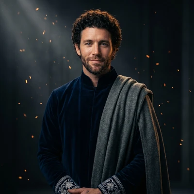 Регальный портрет в золотой дымке — AI промт для Nano Banana Pro