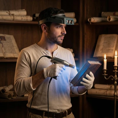 Реставратор древних манускриптов — AI промт для Nano Banana Pro