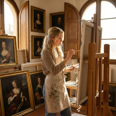 Реставратор старинных картин — AI промт для Nano Banana Pro