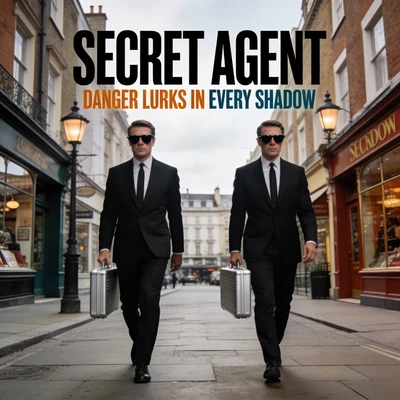 Ретро-плакат в стиле шпионских игр — AI промт для Seedream 4.5