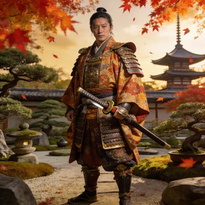 Самурай эпохи Эдо — AI промт для Seedream 4.5