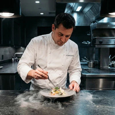 Шеф-повар молекулярной кухни — AI промт для Nano Banana Pro