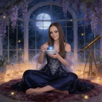 Сказка Полуночного Сада — AI промт для Seedream 4.5