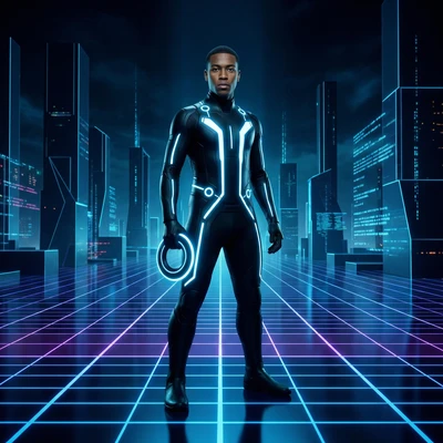 Стань героем фильма «Трон» — AI промт для Nano Banana Pro