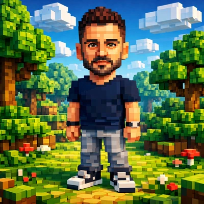 Стань персонажем игры Minecraft — AI промт для GPT Image 1.5