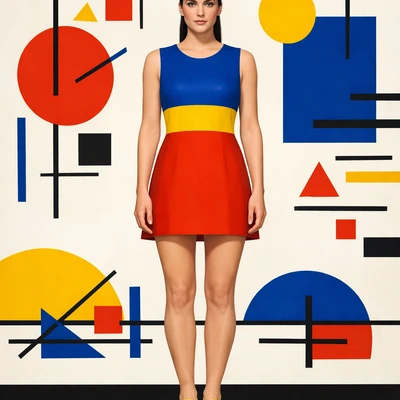 Стиль Баухаус: Геометрический портрет — AI промт для GPT Image 1.5