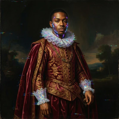 Стиль «Кибер-ренессанс» — AI промт для Nano Banana Pro