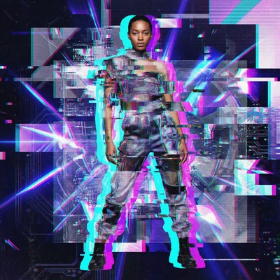 Стиль «Кибер-Трэш» Глитч-арт — AI промт для Nano Banana Pro