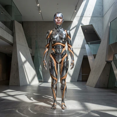 Стиль «Кинетическая скульптура» — AI промт для Nano Banana Pro