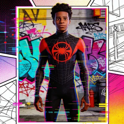 Стиль мультфильма «Паутина вселенных» — AI промт для Seedream 4.5