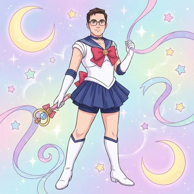 Стиль «Сейлор Мун» 90-х — AI промт для Nano Banana Pro