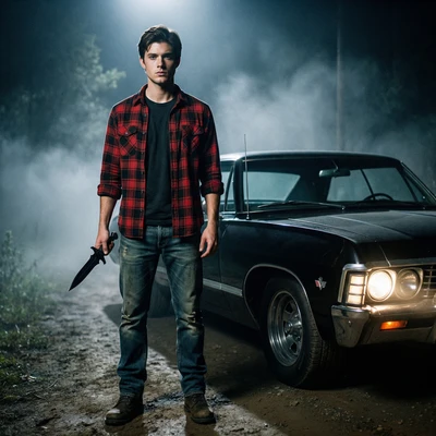 Стиль «Сверхъестественное»: Охотник на монстров — AI промт для Nano Banana Pro