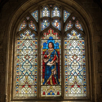 Стиль «Витражная живопись» — AI промт для Nano Banana Pro