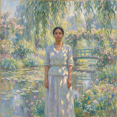 Стиль живописи «Клод Моне» — AI промт для Nano Banana Pro