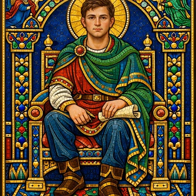 Стиль живописи: Византийская эмаль — AI промт для GPT Image 1.5